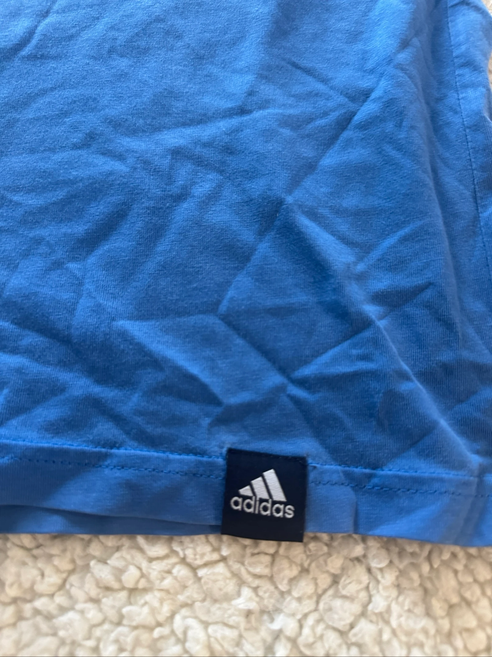 Adidas Logo Blue Y2K Sportswear Streetwear Retro Vintage XS 15-16Y Original T-Shirt – photo 18